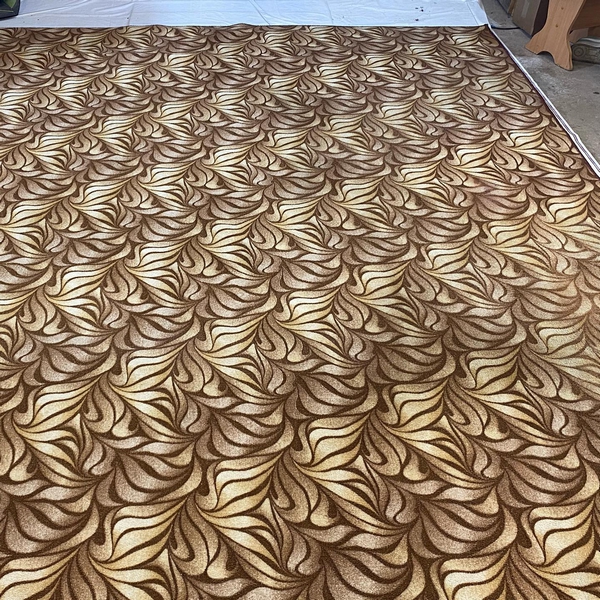 ковровое покрытие после химчистки